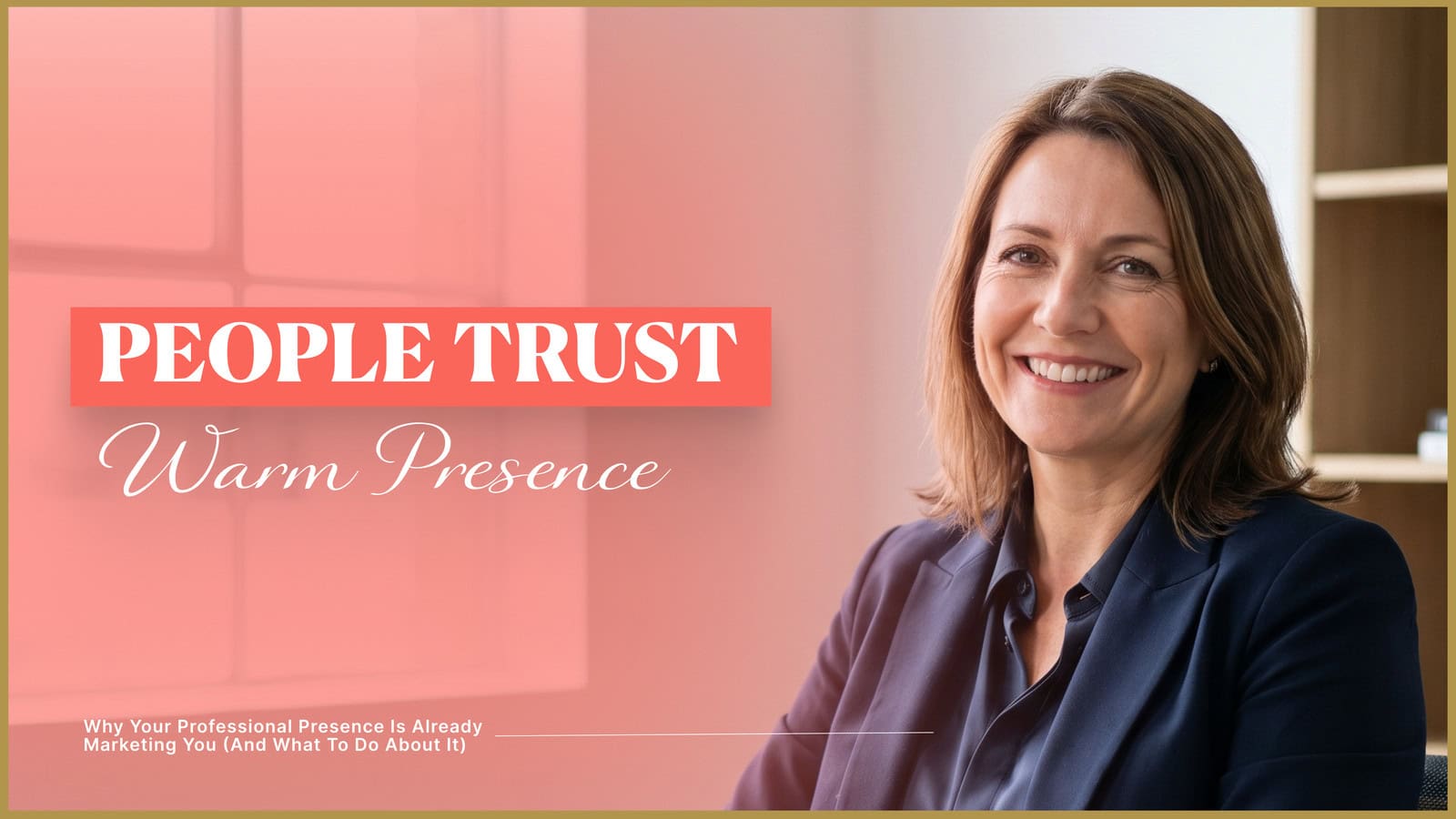 Women attorney approachability and trust - balancing warmth and authority in professional presence