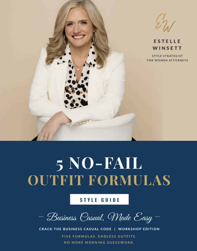 5 No-Fail Outfit Formulas style guide cover